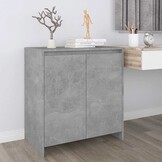 Bewerkt Hout Dressoir Betongrijs (70x41x75 cm) - 34% Korting