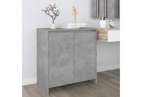 Bewerkt Hout Dressoir Betongrijs (70x41x75 cm) - 34% Korting