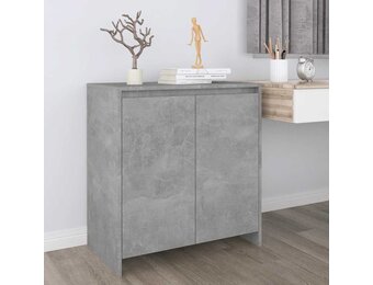 Bewerkt Hout Dressoir Betongrijs (70x41x75 cm) - 34% Korting
