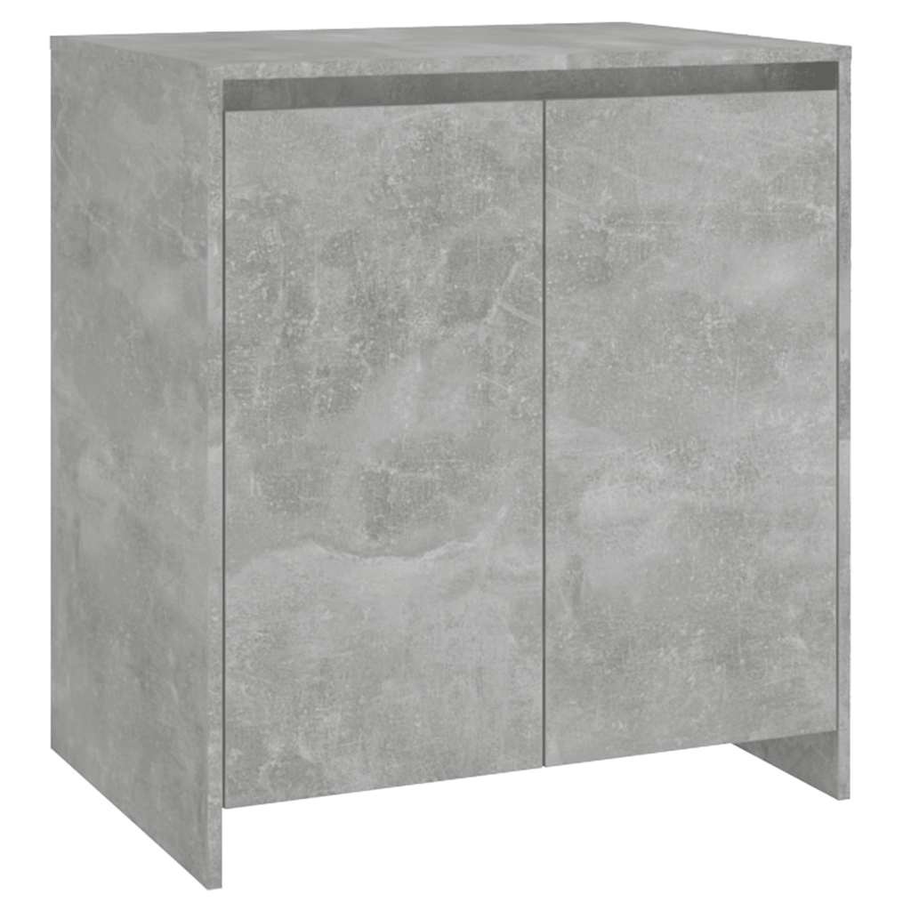 Bewerkt Hout Dressoir Betongrijs (70x41x75 cm) - 34% Korting