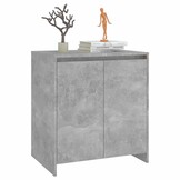 Bewerkt Hout Dressoir Betongrijs (70x41x75 cm) - 34% Korting