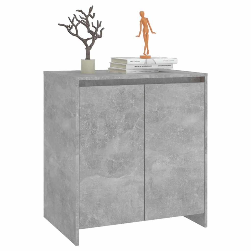 Bewerkt Hout Dressoir Betongrijs (70x41x75 cm) - 34% Korting