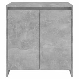 Bewerkt Hout Dressoir Betongrijs (70x41x75 cm) - 34% Korting