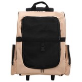 vidaXL Huisdierentrolley inklapbaar beige
