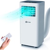 KLIM K9000 Mobiele Airconditioner 3-in-1 - Wit - 9000 BTU - Luchtkoeler, Ventilator & Ontvochtiger met Afstandsbediening