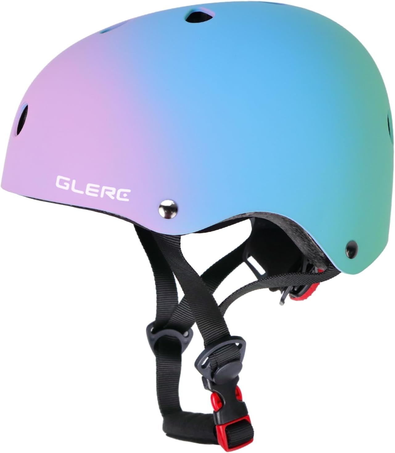 Glerc Kids Bike Helmet, Lightweight Adjustable Multi-Sport for Bicycle Skateboard Scooter, 2 Sizes Toddler Youth & Kids, Multiple Colors