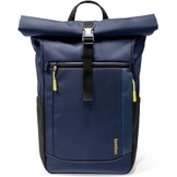 tomtoc Roll-Top laptop rugzak, lichtgewicht, waterbestendig reizen, woon-werkverkeer, informele dagrugzak voor 13-16 inch MacBook, universele 15,6 laptop, grote capaciteit verstelbaar 17-23 l,