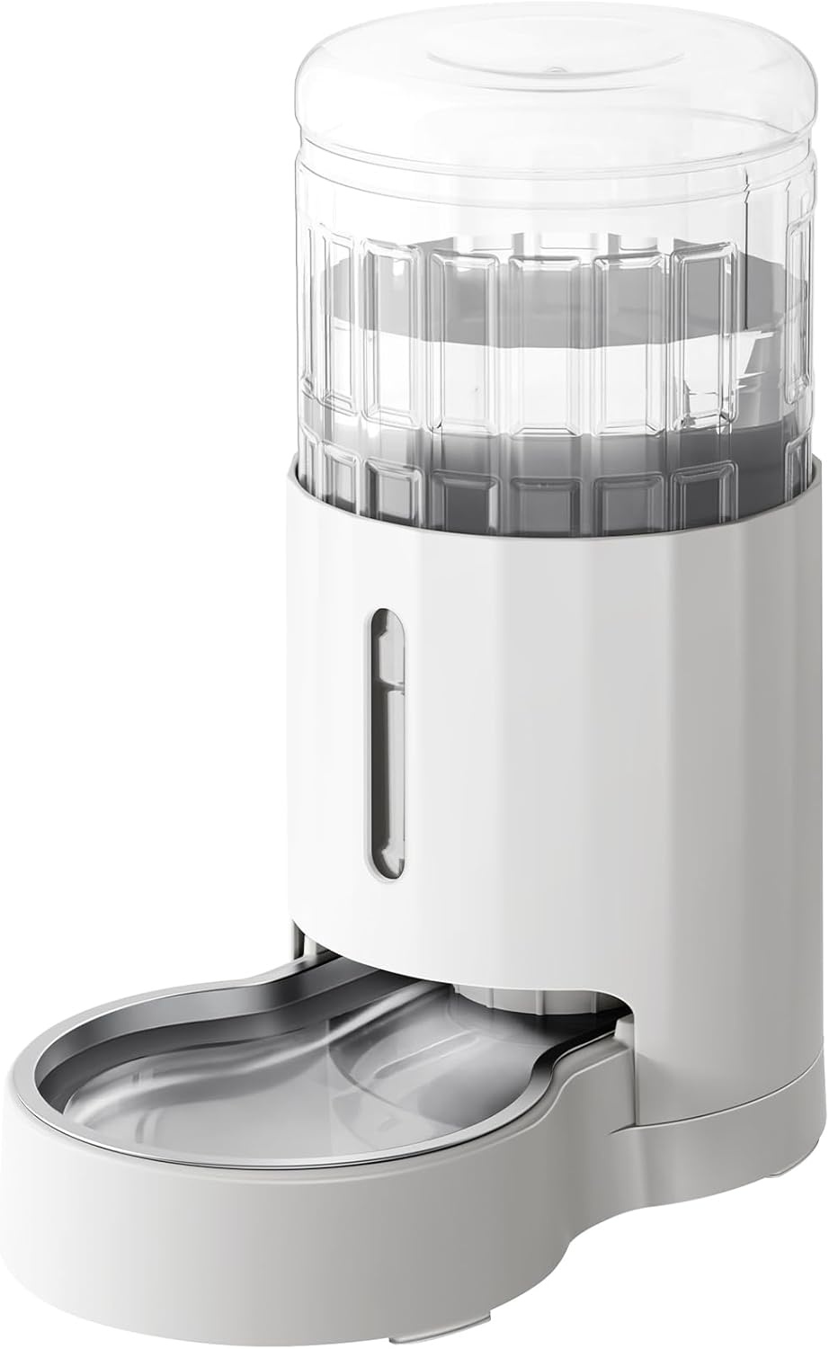JUNSPOW 4L Kattenwaterdispenser met RVS Kom - Wit