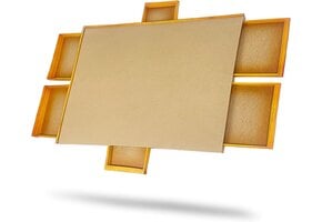 Puzzelplank met 6 Sorteerladen | 89,5x67,5cm | 52% Korting!