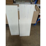 vidaXL Dressoir Wit 114 x 43 x 75.5 cm Massief grenenhout