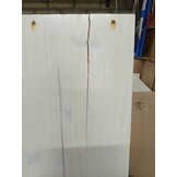 vidaXL Dressoir Wit 114 x 43 x 75.5 cm Massief grenenhout