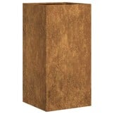 vidaXL Roestige Plantenbak van Weervast Staal - 40x40x80 cm - 34% Korting