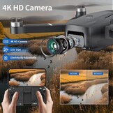 Toladrone TL16GPS Drone met 4K Camera, GPS, 5G WiFi en Borstelloze Motor - Ideaal voor Beginners en Volwassenen