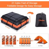 Ohuhu Dakkoffer 600 Liter - Waterdichte Daktas met Antislipmat en Slot