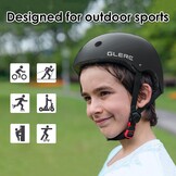 Glerc Kids Bike Helmet, Lightweight Adjustable Multi-Sport for Bicycle Skateboard Scooter, 2 Sizes Toddler Youth & Kids, Multiple Colors
