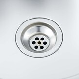 vidaXL Gootsteen met afvoerset 800x600x155 mm roestvrij staal zilver
