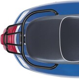Artudatech Bagagedrager motorfiets achter, zwart met handgreep voor Vespa GTL, GTV, GTS, Super,HPE