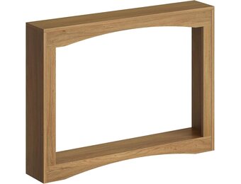 YATINEY 100 cm lange smalle veranda tafel, een paar achter de slanke bank, rustieke wind houten decoratieve tafel, lange vorm handtafel geschikt voor de woonkamer, hal, ingang, Licht Walnoot XCT19VV