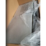 vidaXL Loveseat bank lichtgrijs 111 cm fluweel