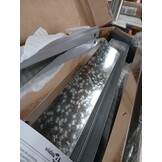 vidaXL Hondenhok 116,5x153x81,5 cm gegalvaniseerd staal grijs