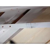 vidaXL Hondenmand 105,5x83,5x100 cm massief grenenhout wit