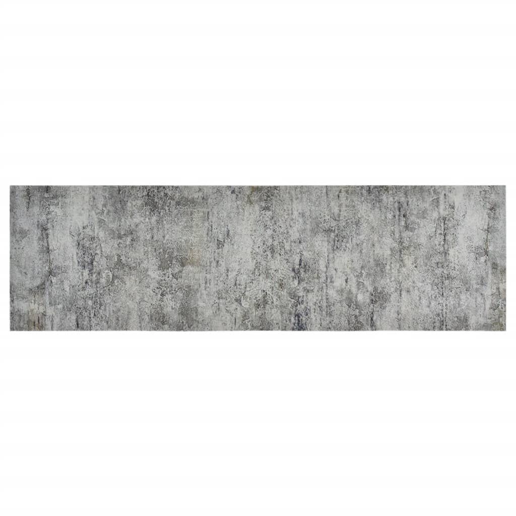 Wasbare Keukenmat Betonprint - 60x180cm Fluweel