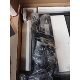 ODK Bureau met 3 laden, bureau voor op kantoor met 2 stopcontacten en USB-poorten, omkeerbaar pc-bureau, computertafel (Bianco, 100x48cm)