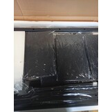 ODK Bureau met 3 laden, bureau voor op kantoor met 2 stopcontacten en USB-poorten, omkeerbaar pc-bureau, computertafel (Bianco, 100x48cm)