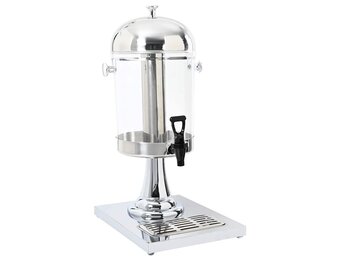 vidaXL Sapdispenser roestvrij staal 8 L