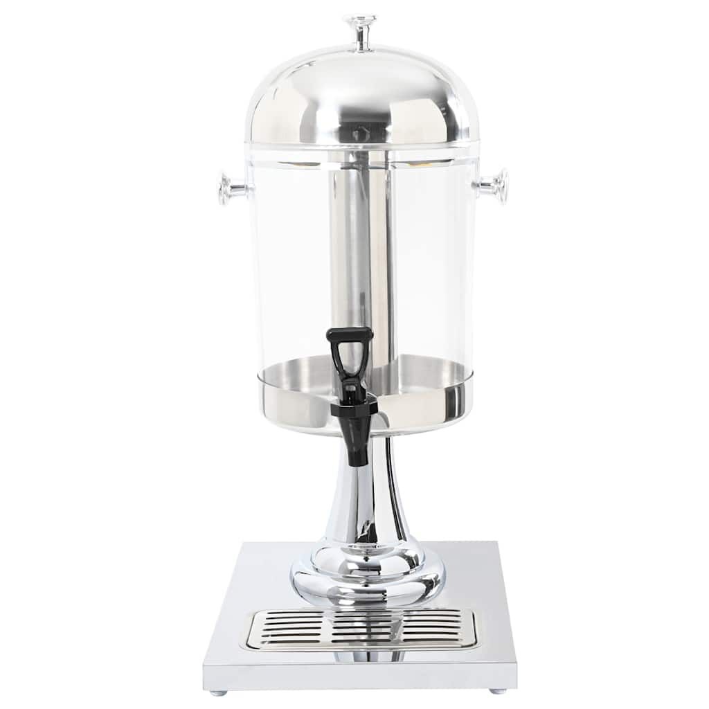 vidaXL Sapdispenser roestvrij staal 8 L