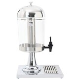 vidaXL Sapdispenser roestvrij staal 8 L