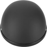 Retro Motorhelm Matt Zwart - Vrij Formaat Volwassenen (56-64cm)