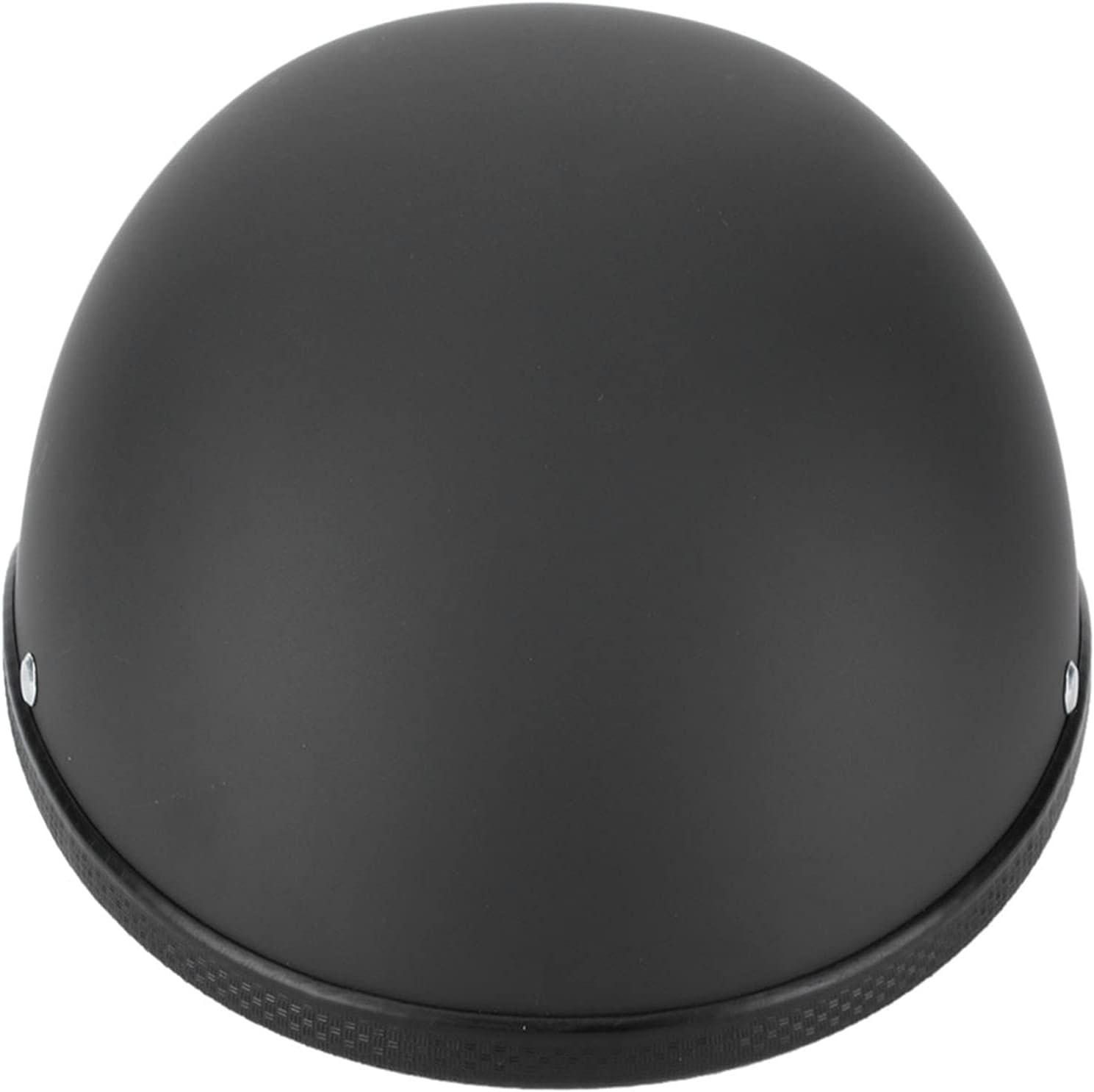 Retro Motorhelm Matt Zwart - Vrij Formaat Volwassenen (56-64cm)