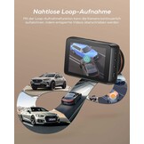iZEEKER 4K Dashcam WiFi, 2160P frontcamera voor auto met 32G SD-kaart, WDR-nachtzicht, noodopname, loopopname, 24-uurs parkeermodus, G-sensor