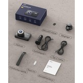 iZEEKER 4K Dashcam WiFi, 2160P frontcamera voor auto met 32G SD-kaart, WDR-nachtzicht, noodopname, loopopname, 24-uurs parkeermodus, G-sensor