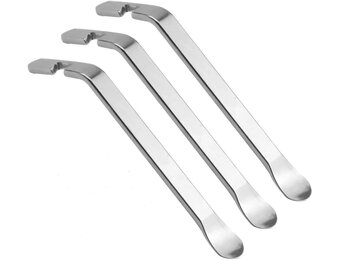 fietsbanden, 3 stks fietsbandverwijderingsgereedschap, roestvrijstalen bandenspanners voor reparatie motorfiets, fiets, auto binnenste buis