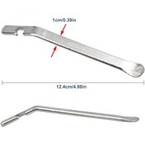 fietsbanden, 3 stks fietsbandverwijderingsgereedschap, roestvrijstalen bandenspanners voor reparatie motorfiets, fiets, auto binnenste buis