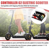 Controller voor elektrische scooter, compatibel met Segway Ninebot MAX G2 KickScooter, 35 km/u, snelle upgrade met metalen koeler, accessoire voor reparatie en tuning van e-scooter