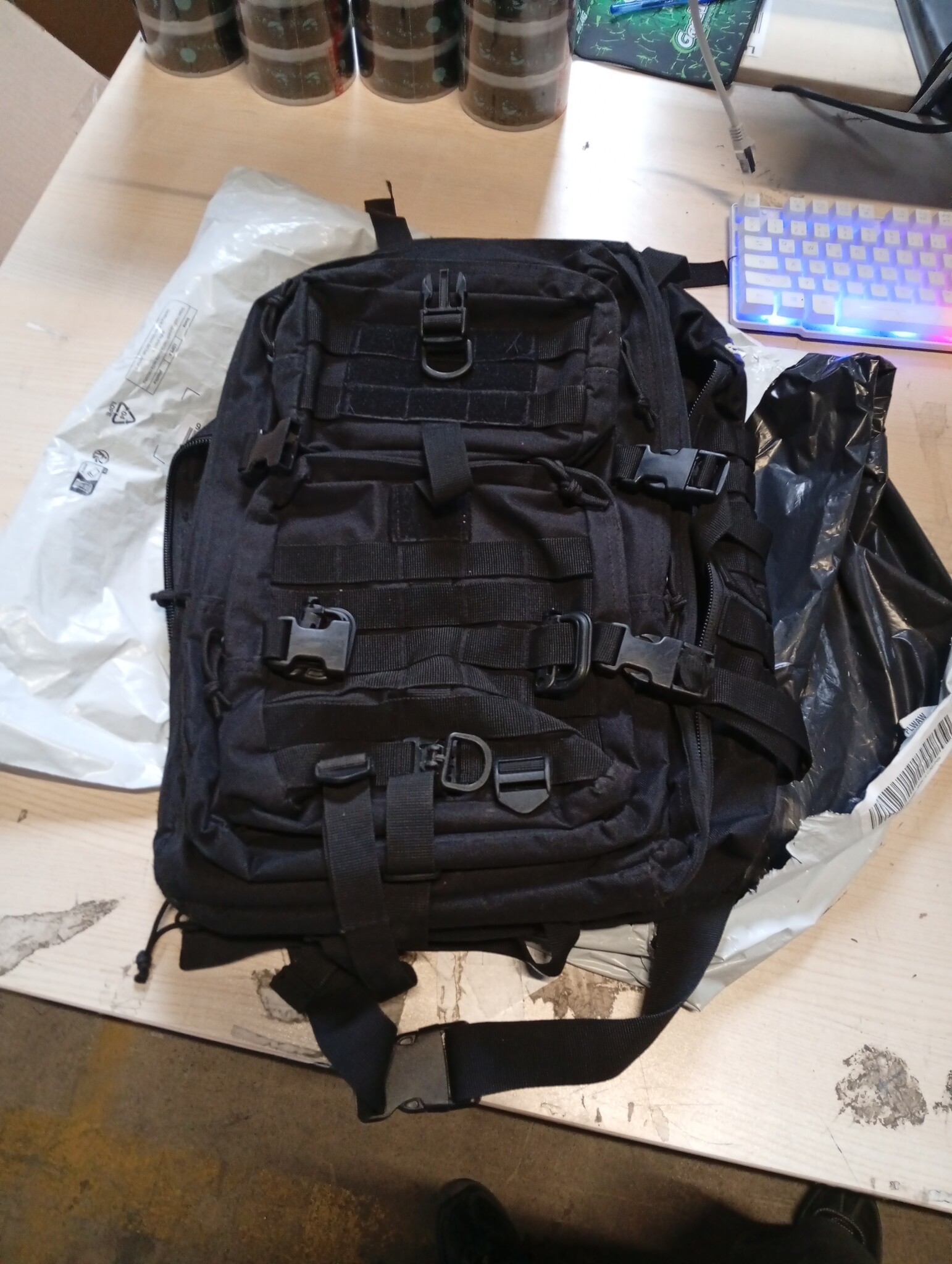 Hannibal Tactical 40L MOLLE Rugzak - Legergroen - 3-Dagen Pack
