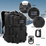 Hannibal Tactical 40L MOLLE Rugzak - Legergroen - 3-Dagen Pack