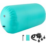 Air Roller Gymnastiek Vat Tumbling Mat Opblaasbaar 60/75/90 CM Air Spot Tumble Track Mat Backbend Trainer met Elektrische Luchtpomp voor Training/Yoga/Backflip/Thuisgebruik