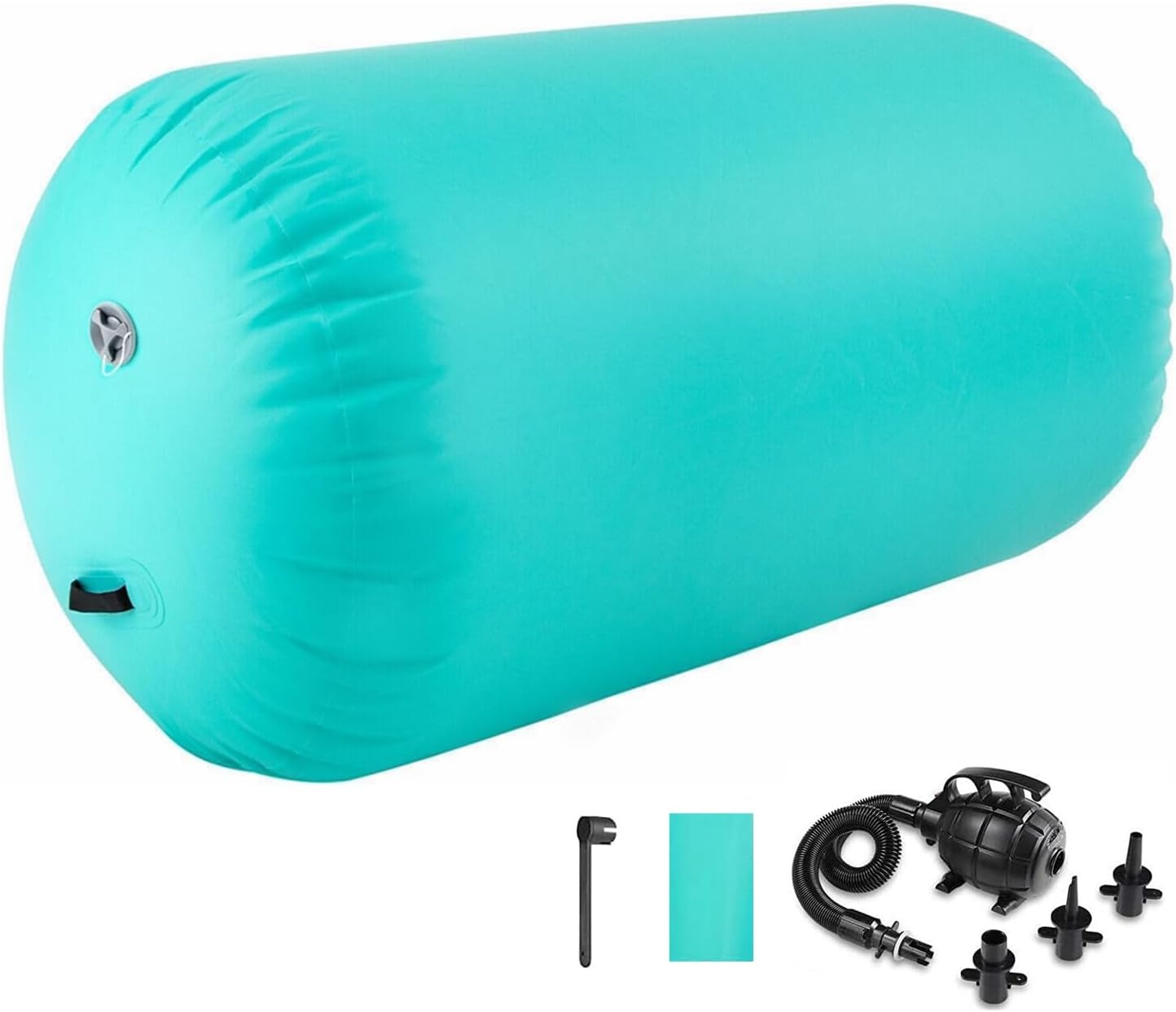 Air Roller Gymnastiek Vat Tumbling Mat Opblaasbaar 60/75/90 CM Air Spot Tumble Track Mat Backbend Trainer met Elektrische Luchtpomp voor Training/Yoga/Backflip/Thuisgebruik