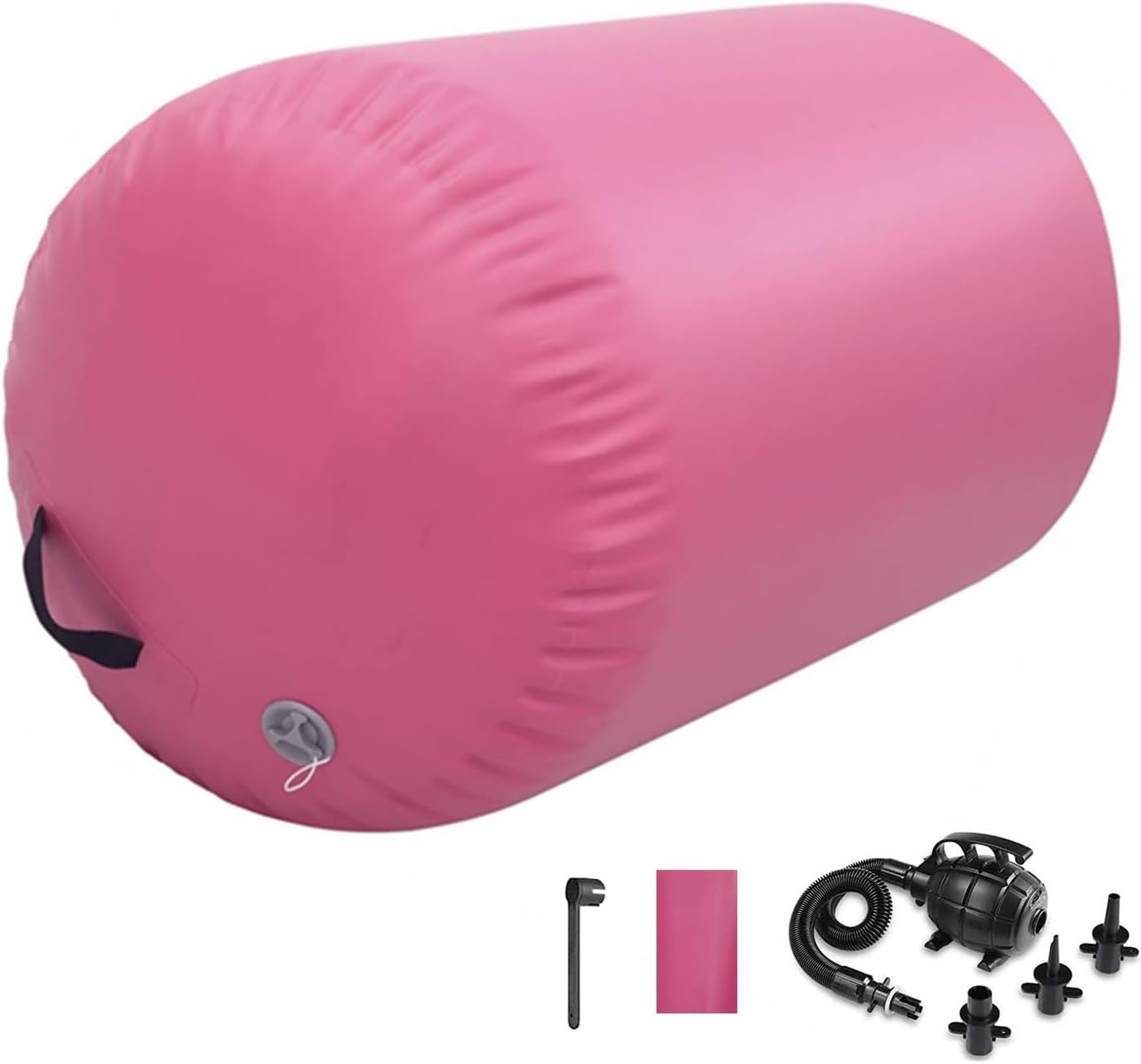 Air Roller Gymnastiek Vat Tumbling Mat Opblaasbaar 60/75/90 CM Air Spot Tumble Track Mat Backbend Trainer met Elektrische Luchtpomp voor Training/Yoga/Backflip/Thuisgebruik