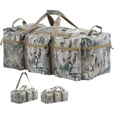 Grote Militaire Duffle Bag Camo 100L met Afneembare Rugzakbanden