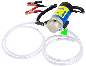Dieselpomp 12 V 100 W Olieafzuigpomp Brandstofpomp Motorolieverversing Diesel Transferpomp Vloeistofafzuiging Geluidsarm Uitgerust met 3 Leidingen