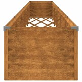 vidaXL Plantenbak verhoogd 580x50x36 cm cortenstaal