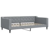 Slaapbank Stof Lichtgrijs 100x200 cm met 35% Korting