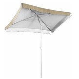 Parasol - 160x160cm - vierkant - beige - kantelbaar