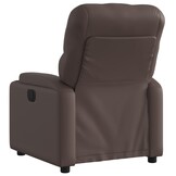 vidaXL Fauteuil verstelbaar kunstleer bruin