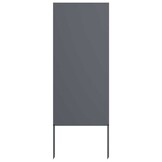 vidaXL Tuin decoratief paneel Antraciet 50 x 140 cm Koudgewalst staal